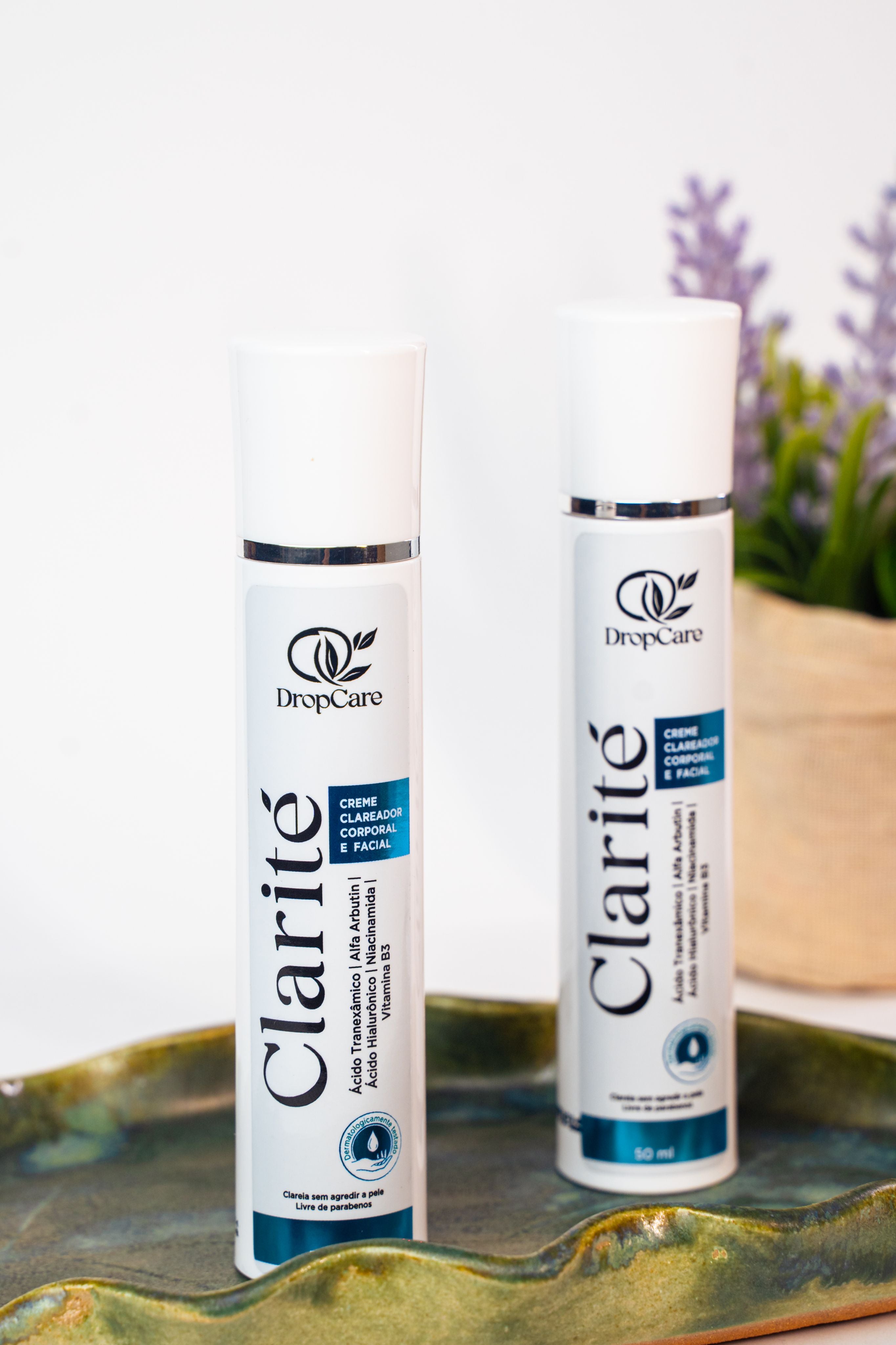 Kit 2 Clarité DropCare Creme Clareador de Manchas Facial e Corporal